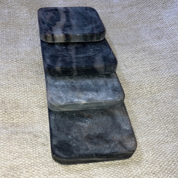Marble / stone Coasters - set of four - quality / heavy - Picture 12 of 12